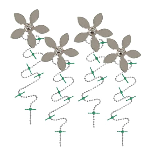 Shower Drain Hair Catcher – Disposable Bathroom Hair Trap, Easy to Install in Shower Drain Cover, Helps Prevent Clogs – As Seen on Shark Tank – Silver Flower (4-Pack) - color: Silver Flower, size: 4 Count