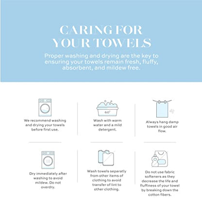 White Classic Luxury Bath Towels Set of 4 Large - 700 GSM Cotton Ultra Soft Bath Towels 27x54 | Highly Absorbent and Quick Dry | Hotel Towels for Bathroom Luxury, Plush Shower Towels, Light Blue - color: 14: Light Blue
