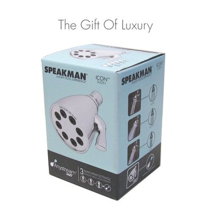 Speakman S-2251-ORB Signature Icon Anystream High Pressure Adjustable Solid Brass Shower Head, Oil-Rubbed Bronze , 2.5 GPM - color: Oil Rubbed Bronze, size: 2.5 GPM