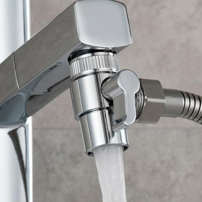 Handheld Bidet Sprayer Attachment Set G1/2 Toilet Bidet with 2M Hose - color: Silver