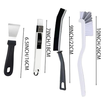 16 Pcs Crevice Cleaning Brush Set Multifunctional Hard Bristle Gap Cleaning Supplies Tool for Kitchen Window Track Grout Shower Cup Sink Corner Toilet Bathroom Cleaning Brushes Small Spaces