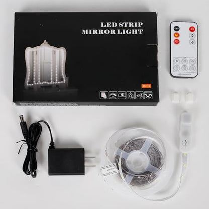 Led Vanity Mirror Lights Kit, ViLSOM 13ft/4M 240 LEDs Make-up Vanity Mirror | Mirror Light for Vanity Makeup Table Set with Dimmer and Power Supply, Mirror not Included