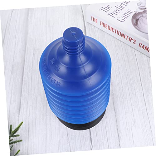 Cabilock Bathroom Plunger High Pressure Thrust Toilet Plunger Blue and Easy to Clean