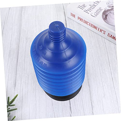 Cabilock Bathroom Plunger High Pressure Thrust Toilet Plunger Blue and Easy to Clean