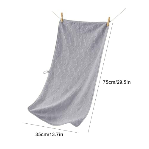 2 Pack Microfiber Towel Set - Quick Drying - Microfiber Velvet Highly Absorbent Towels - Multipurpose Use as Bath Fitness, Bathroom, Shower, Sports, Yoga Towel, 29.5x13.8in
