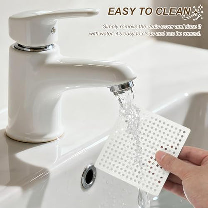 uxcell 1 Pcs Stainless Steel Floor Drain Cover, 4.5 Inches Shower Hair Catcher Drain Grate for Furniture Repair Bathroom Kitchen, Silver Tone(Square) - size: 4.5 Inches
