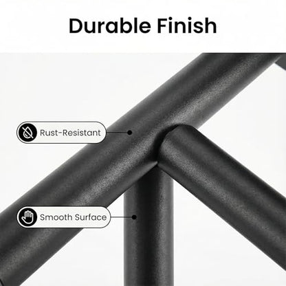 Stainless Steel Floor Standing Toilet Roll Paper Holder,Bathroom Toilet Brush and Paper Holder with Shelf and Wipe Holder (Toilet Paper Holder with Shelf)