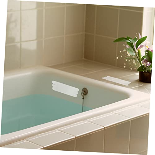 12pcs Slip Strips for Bath Safety Transparent Non Slip Stickers for Bathtubs Showers Stairs Floors for Enhanced Traction - size: 12 pcs