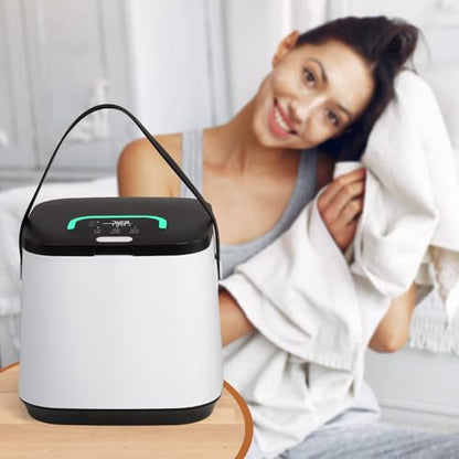 Towel Warmers for Bathroom - Smart Towel Warmer Bucket with Timer & Delay Start, 3 Heating Modes & LED Touchscreen - Towel Heater for Towels, Blankets, Robes, Spa (22L) - size: 22L