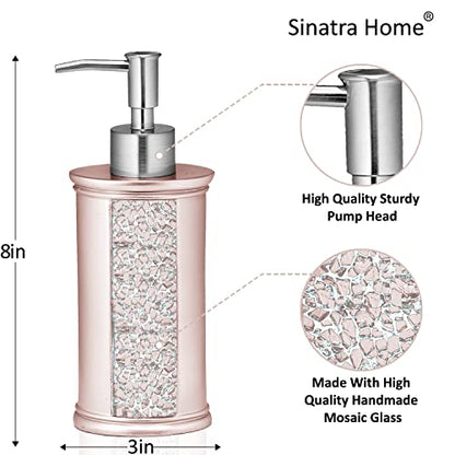 Popular Bath Sinatra Bath Set, 4PC, Blush - color: Sinatra Blush
