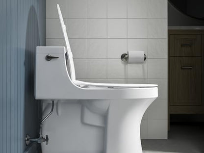 Kohler K-30783-0 Lithe Quiet-Close Elongated Toilet seat with Grip Tight Bumpers, White - style: Lithe