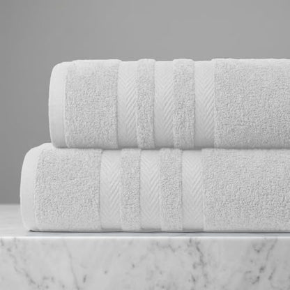 RIVERSIDE Pack of 2 Extra Large Bath Sheets 35 x 70 Inches, 100% Ring Spun Cotton, Hotel Quality, Oversized Bath Towels, Super Soft, Highly Absorbent & Quicker to Dry, White Bath Towels - color: White, size: Bath Sheets (PK 2)