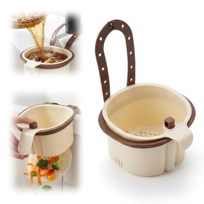 Cactus Kitchen Sink Strainer Basket Self-Cleaning Faucet Hanging Basket - color: Brown