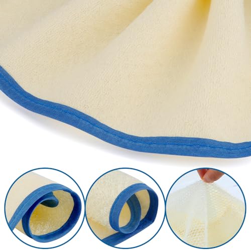 Blue Frame Face & Body Wash Cloths - Exfoliating Towel 5Pack - style: Blue