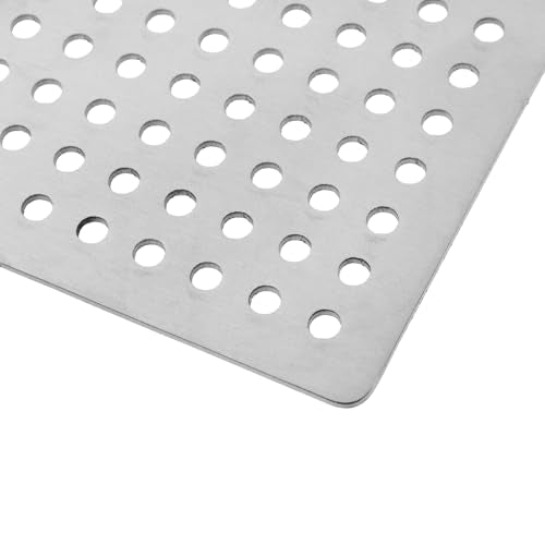 Square Drain Cover Grates,3.2" x 3.2" 304 Stainless Steel Drainage Grate Cover Replacement Floor Drain Strainer for Shower, Bathroom Floor, Balcony, and Outdoor Garden Drains -2pcs - size: 3.2" x 3.2"