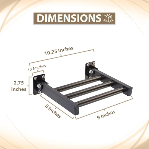 Shower Foot Rest and Shaving Pedestal - Wall Mount Folding Shower Ledge/Elevate Foot for Comfort/Safely Shave Legs and Wash Feet/Supports 200 lbs/ 304 Stainless/Oil Rubbed Bronze/ 9”x 8” - color: Oil Rubbed Bronze