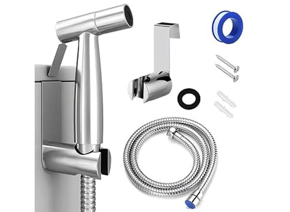 Handheld Bidet Sprayer for Toilet with Adjustable Water Pressure Control, Jet Spray for Toilet, Bidet Sprayer for Women and Men, Premium Handheld Bidet Attachment - anees