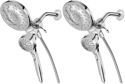 Moen Engage Chrome Magnetix 2-in-1 Combo Rain Showerhead with Detachable Handheld Shower Spray, Featuring Magnetic Docking System, 26009 (Pack of 2) - color: Chrome, size: Pack of 2