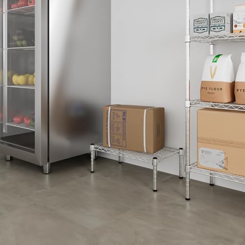 14" Deep x 24" Wide x 8" Height Wire Shelving Kit | 1-Tier | NSF Commercial Storage Rack Unit - size: 14" Deep x 24" Wide