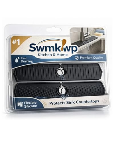 Stone Faucet Mat Sink Protector Absorbent Diatomite Drying Pad Water Splash Guard Countertop Quick Dry Non Slip Resistant Kitchen Bathroom Laundry SinkMat 30"