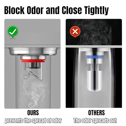 Odor Proof Floor Drain, Shower Drain Plus, Anti-Odor, Prevent Backflow, Prevent Odor Dispersion in Bathrooms, and Kitchens (Fit 1.5''-2.0'' Caliber) (1)
