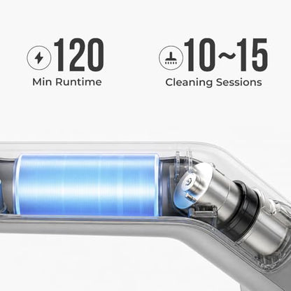 IPX8 Waterproof Electric Spin Scrubber with Built-in Light, Cordless Dual-Turbo Rotation Cleaning Brush, 2 Speeds & 7 Brush Heads Power Scrubber for Bathroom, Tile, Corners, Grout, Crevices