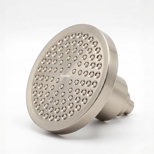 Lucinn Pro Filtered ShowerHead | Filtered Showerhead - Removes 99% Chlorine & Heavy Metals, Improves Hair & Skin, Easy Install, Includes 20-Stage Filter (Brushed Nickel) - color: Brushed Nickel