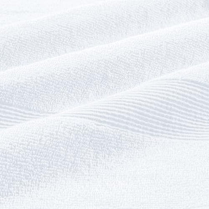 Belizzi Home 8 Piece Towel Set 100% Ring Spun Cotton, 2 Bath Towels 27x54, 2 Hand Towels 16x28 and 4 Washcloths 13x13 - Ultra Soft Highly Absorbent Machine Washable Hotel Spa Quality - White - color: White, size: 8 Piece Towel Set