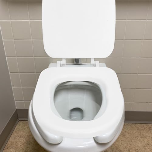 Soft Foam Toilet Seat Cushion Padded and Oval Toilet Seat Cover Thick White U-shaped Soft Cushion Bathroom and Rv Use