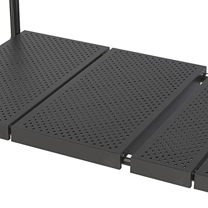 Deco Brothers Under Sink 2 Tier Expandable Shelf Organizer, Black - color: Black