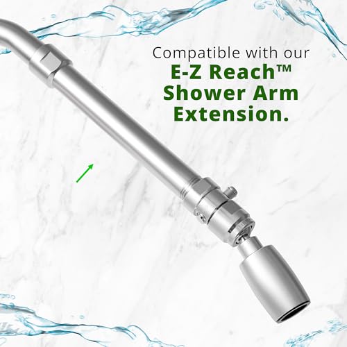 High Sierra® - CLASSIC™ Solid Lead-Free Metal 1.8 GPM Award Winning. Low Flow Shower Head with Trickle Valve. Patented Nozzle Never Clogs - Polished Chrome Finish - color: Chrome, size: 1.8 GPM