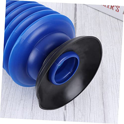 High Pressure Bathroom Plunger Professional Accordion Toilet Dredge Tool for Clog Removal Ergonomic Design Reusable and Eco-Friendly Blue