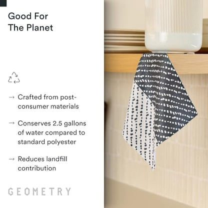 GEOMETRY Kitchen Dish Cloths - Quick Dry Dishcloths for Kitchen - Premium Dish Rags with Geoweave - 3-Pieces This and that - color: Harvest, style: Dishcloth
