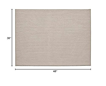 TYUU Large Bathroom Rugs Non Slip Washable Bath Rugs Super Absorbent Bathroom Rug Thin Quick Dry Low Pile Bath Mats, Beige 36"x48" - color: Beige01, size: 3' X 4' (Rectangular)