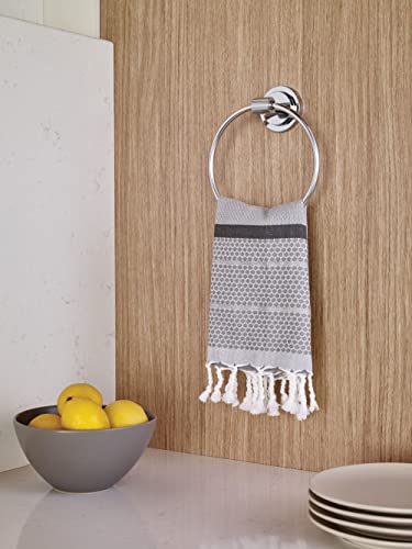 Moen DN0786CH Iso Bathroom Hand Towel Ring, Chrome - size: (Pack of 1)