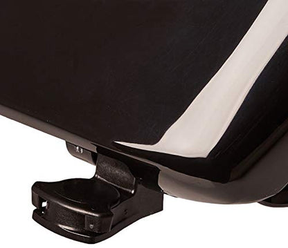 Bemis Classic Colors Slow Close Toilet Seat, Easy Clean Hinges and Durable Plastic Seat, Made in USA, Elongated, Black - color: Black, size: Elongated