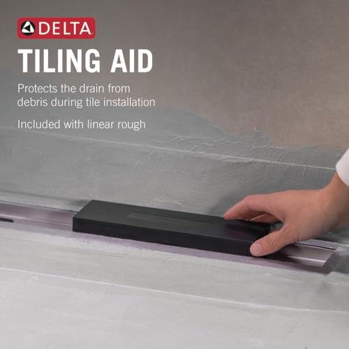 Delta Faucet 36-Inch Reversible Linear Shower Drain Trim in Chrome - color: Chrome