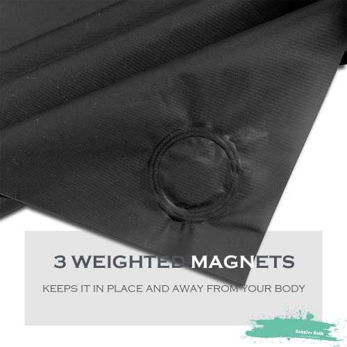 Black Plastic Shower Curtain Liner, 72x72 Inch Thin Lightweight Black Plastic Bathroom Shower Showroom Inner Curtain with Rustproof Metal Grommet Holes and Weighted Magnets - color: B03-black, size: 72"W x 72"L (Pack of 1)