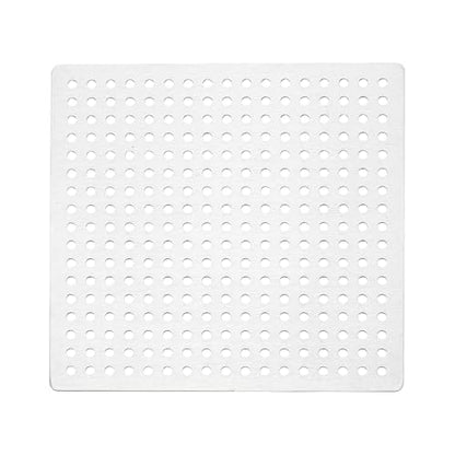 uxcell 1 Pcs Stainless Steel Floor Drain Cover, 4.5 Inches Shower Hair Catcher Drain Grate for Furniture Repair Bathroom Kitchen, Silver Tone(Square) - size: 4.5 Inches