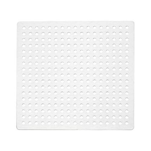 uxcell 1 Pcs Stainless Steel Floor Drain Cover, 4.5 Inches Shower Hair Catcher Drain Grate for Furniture Repair Bathroom Kitchen, Silver Tone(Square) - size: 4.5 Inches