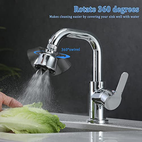 Sink Faucet Sprayer Attachment, Upgrade 4 Mode Adjustable Kitchen Faucet Head, Movable Kitchen Tap Head 360° Rotatable with Extension Hose, Anti-Splash Sink Sprayer Facuet Nozzle Head Water Saving - style: 4 Modes Sprayer