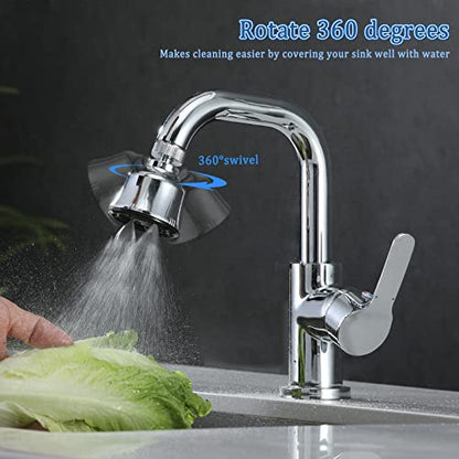 Sink Faucet Sprayer Attachment, Upgrade 4 Mode Adjustable Kitchen Faucet Head, Movable Kitchen Tap Head 360° Rotatable with Extension Hose, Anti-Splash Sink Sprayer Facuet Nozzle Head Water Saving - style: 4 Modes Sprayer