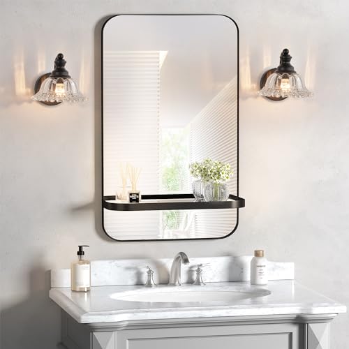 XIEDUN Vanity Light Black Wall Sconces Farmhouse Bathroom Sconces - color: Black, size: 1 Light
