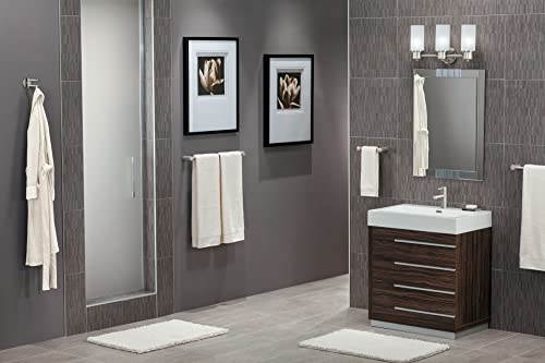 Moen YB0402BN Align Modern Double Swivel Robe Hook, Brushed Nickel - color: Brushed Nickel