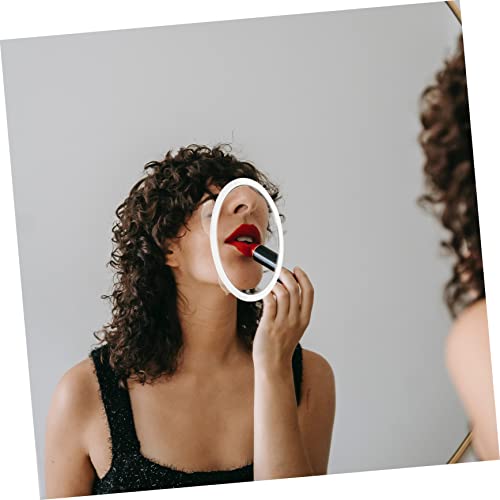 GALPADA Round Magnifying Mirror Lighted Makeup Mirror Suction Cup Vanity for Bathroom