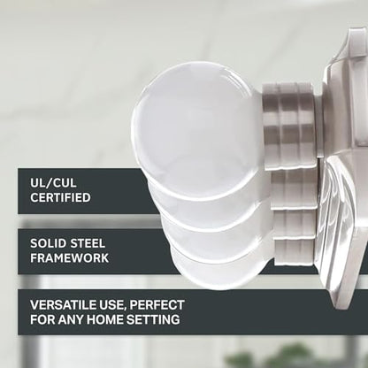 Designers Fountain 4-Lights Melrose Vanity Light Fixture, 24 Inch Wall Mount Sconce for Bathroom, Bedroom or Mirror, Brushed Nickel, 6614-BN - size: 4-Light