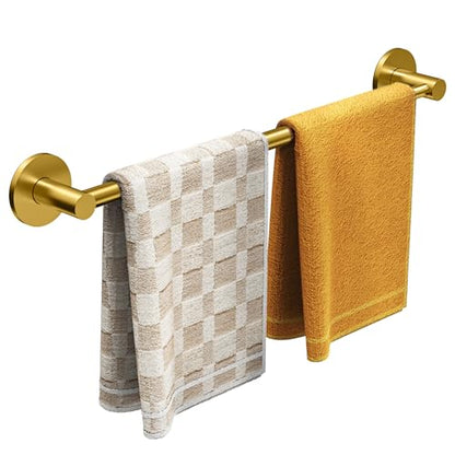 Magnetic Towel Bar, Adjustable Towel Rod, Brushed Gold, 1 Pack | Larger Magnetic Base, Non-Slip, Hidden Magnet, 304 Stainless Steel Magnetic Towel Holder for Refrigerator, Dishwasher, Oven - color: Magnetic–gold
