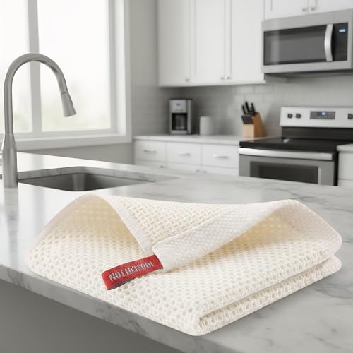 Waffle Weave Cotton Towel, Soft Quick Dry Lightweight Absorbent Bath and Hand Towel for Bathroom, Spa, and Travel - color: White