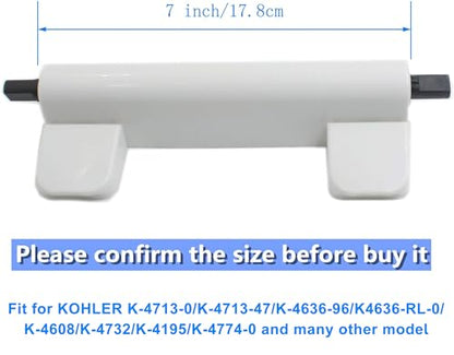 Toilet Seat Parts, Toilet Cover Repair Kit 1150464-0/1109093-0 Hinge Kit Hinges Assembly for Elongated Toilet Seat Compatible with Kohler