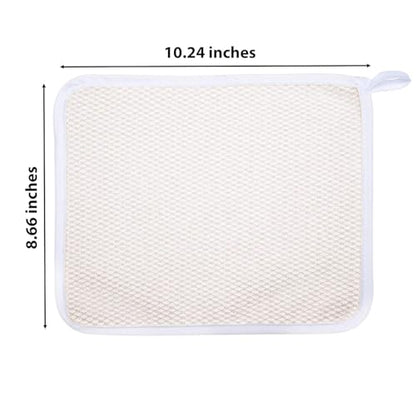 PARADISO Evriholder Soft-Weave Exfoliating Wash Cloths Dual-Textured for Face and Body, Pack of 5, White - size: 1 Count (Pack of 5)